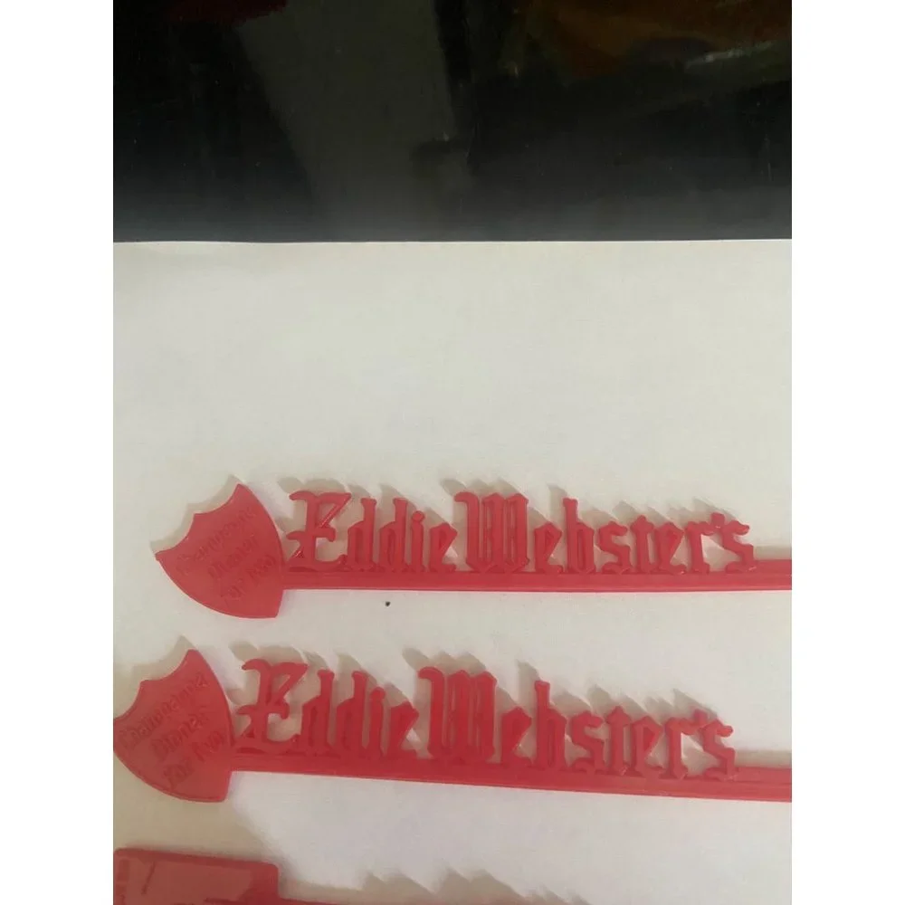 Eddie Masters and Newport Red Vintage‎ Lot of 5 Swizzle Sticks